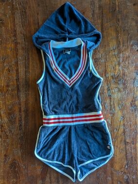 Champion Hooded Terry cloth romper